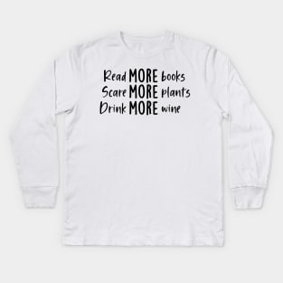 self care Kids Long Sleeve T-Shirt